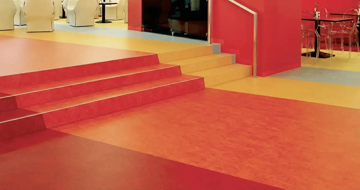 Snack bar with beautiful professionally installed linoleum flooring in Eugene, OR